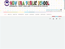 Tablet Screenshot of newerapublicschoolpatna.org